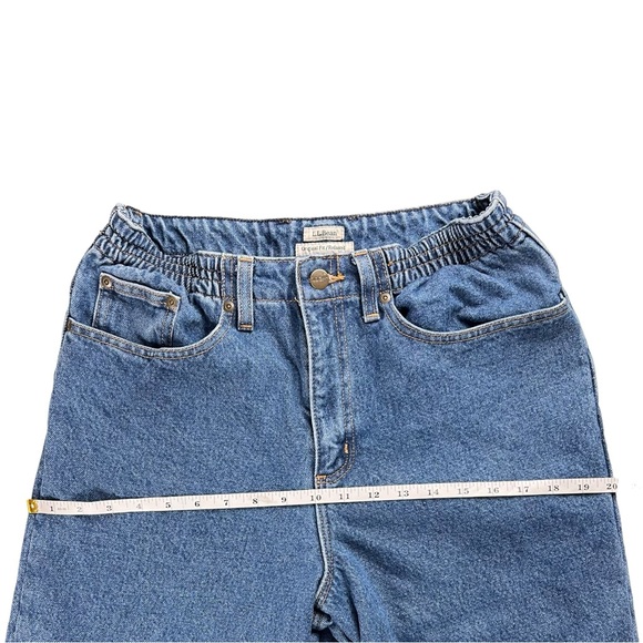L.L. Bean Flannel Lined Original Relaxed Fit Jeans Women's Size 8 Regular - Picture 14 of 17